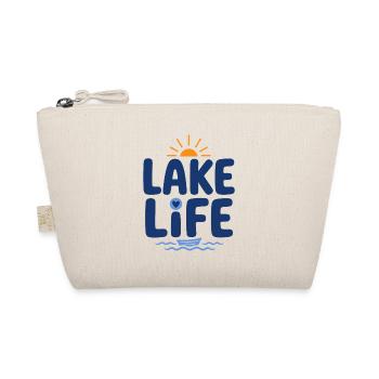 Lake Life Sunset Logo - Bio-Täschchen - Natur - Vorne
