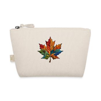 Feuille arc-en-ciel avec motifs botaniques - Trousse biologique - nature - Devant