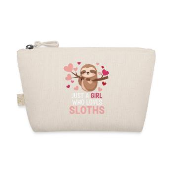 L’amour paresseux : Juste une fille paresseuse - Trousse biologique - nature - Devant