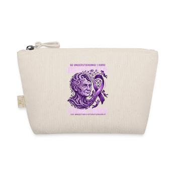 Purple Dementia Awareness Artwork - Organic Pouch - nature - Front