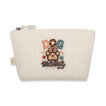 Dog Mom Dogs Mama Heart Dog Paw - Organic Pouch - nature - Front