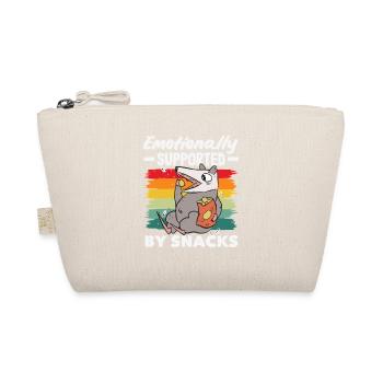 J’ai besoin de snacks, d’humour animalier drôle - Trousse biologique - nature - Devant