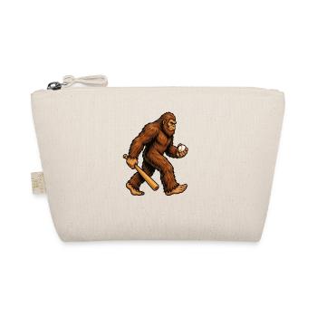 Baseball Bigfoot Sasquatch Lustiger Bigfoot Baseba - Bio-Täschchen - Natur - Vorne