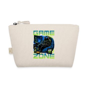 Gamer Gaming Cat Video Game - Bio-Täschchen - Natur - Vorne