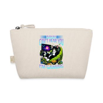 Gamer Gaming Cat Video Game - Bio-Täschchen - Natur - Vorne