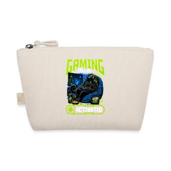 Gamer Gaming Cat Video Game - Bio-Täschchen - Natur - Vorne