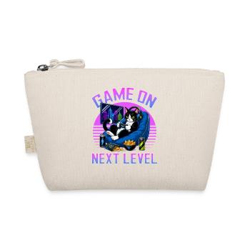 Gamer Gaming Cat Video Game - Bio-Täschchen - Natur - Vorne