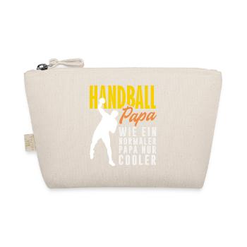 Handball Handballer Handball Trainer Fan Geschenk - Bio-Täschchen - Natur - Vorne