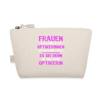 Optikerin Sprüche - Bio-Täschchen - Natur - Vorne