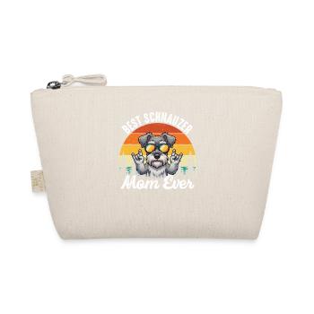 Best Schnauzer Mom Ever Proud Dog Parent - Organic Pouch - nature - Front