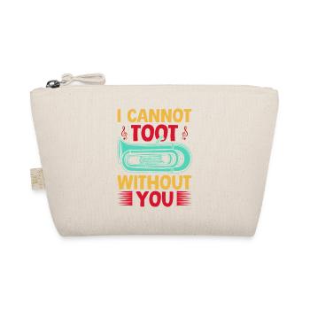 Euphonium Cannot Toot Without You Baritone - Bio-Täschchen - Natur - Vorne