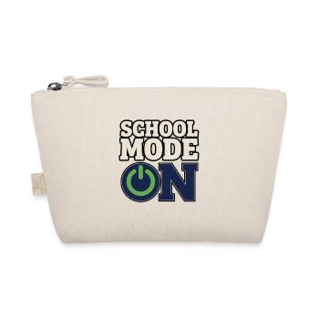 Back to School – School Mode On Power Button - Organic Pouch - nature - Front