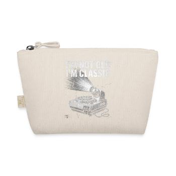 Not Old, I'm Classic: Retro Cash Register - Organic Pouch - nature - Front