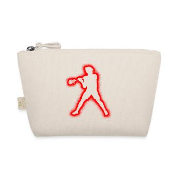 Lacrosse Spieler Herren Kinder Lacrosse Jungen - Bio-Täschchen - Natur - Vorne