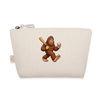 Baseball Bigfoot Sasquatch Lustiger Bigfoot Baseba - Bio-Täschchen - Natur - Vorne