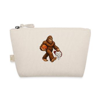 Basketball Bigfoot Sasquatch Lustiger Bigfoot - Bio-Täschchen - Natur - Vorne