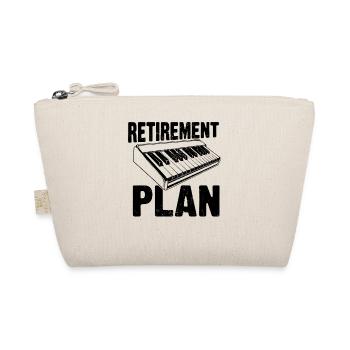 Retirement Plan Piano Keyboard - Bio-Täschchen - Natur - Vorne