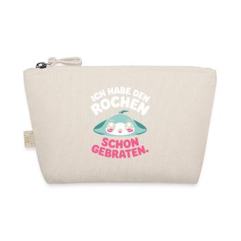 Rochen Schon Gebraten Stachelrochen Manta Rochen - Bio-Täschchen - Natur - Vorne
