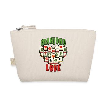 Mahjong Game Social Club Love Mahjong - Organic Pouch - nature - Front