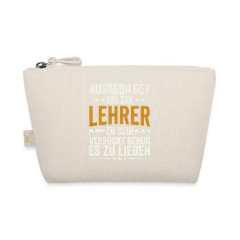 ausgebildet um ein lehrer zu sein  - Bio-Täschchen - Natur - Vorne