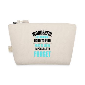 Coworker Farewell Gift - Organic Pouch - nature - Front
