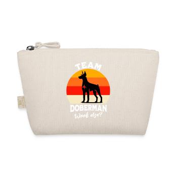 Team Dobermann - Bio-Täschchen - Natur - Vorne