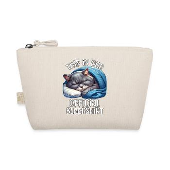 Britisch Kurzhaar Katze Schlafshirt - Bio-Täschchen - Natur - Vorne