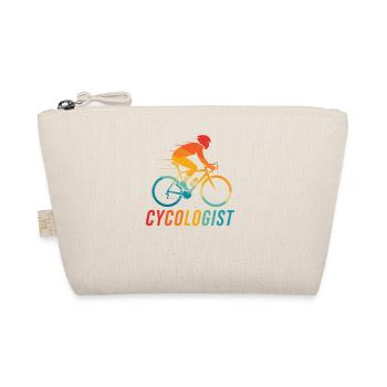 Cycologist Cyclist Gradient Bike Rider Pun Design - Bio-Täschchen - Natur - Vorne