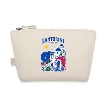 Santorini, Griechenland, Reisedesign - Bio-Täschchen - Natur - Vorne
