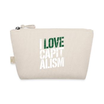 I Love Capitalism Entrepreneurs Stocks Capitalism - Organic Pouch - nature - Front