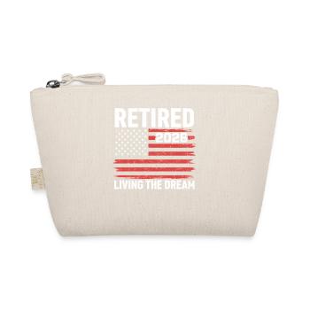 Retired 2026 Living The Dream - Bio-Täschchen - Natur - Vorne