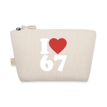 J’aime six sept | Duo numéros 6 et 7 - Trousse biologique - nature - Devant