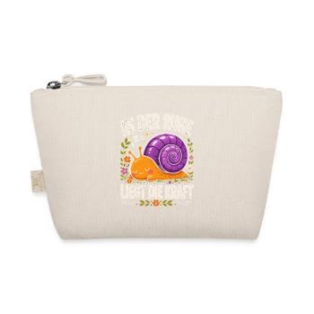  In Der Ruhe Liegt Die Kraft Schnecke Entspannung - Bio-Täschchen - Natur - Vorne