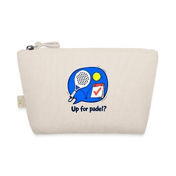 Padel-Gruppenchat-Einladung, wöchentlicher Club-Humor - Bio-Täschchen - Natur - Vorne