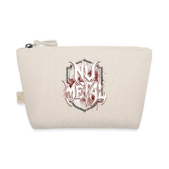 Nu Metal Grunge Wappen für Metalheads - Bio-Täschchen - Natur - Vorne