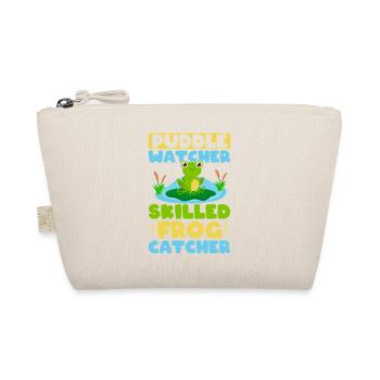 Frog Catcher Puddle Watcher Skilled Frog - Bio-Täschchen - Natur - Vorne