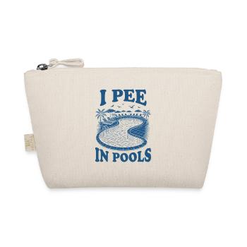 Ich pinkle in Pools - Bio-Täschchen - Natur - Vorne