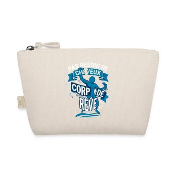 Chauve Et Musclé Corps De Rêve Humour - Trousse biologique - nature - Devant