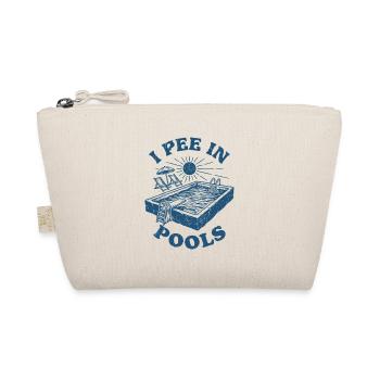 Ich pinkel in Pools Pool-Humor - Bio-Täschchen - Natur - Vorne