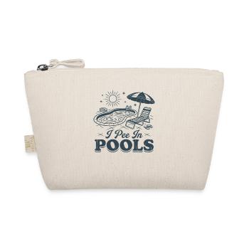 Ich pinkle in Pools - Bio-Täschchen - Natur - Vorne