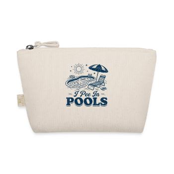 Ich pinkel in Pools Pool Tee am Pool - Bio-Täschchen - Natur - Vorne