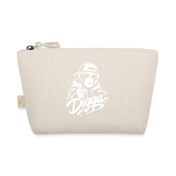 Digga | Cooler Graffiti Affe | Jugendwort - Bio-Täschchen - Natur - Vorne