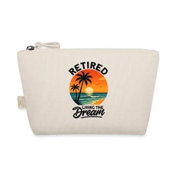 Retired Living The Dream - Bio-Täschchen - Natur - Vorne