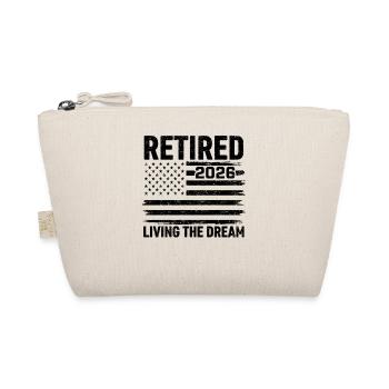 Retired 2026 Living The Dream - Bio-Täschchen - Natur - Vorne