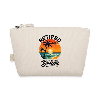 Retired 2027 Living The Dream - Bio-Täschchen - Natur - Vorne