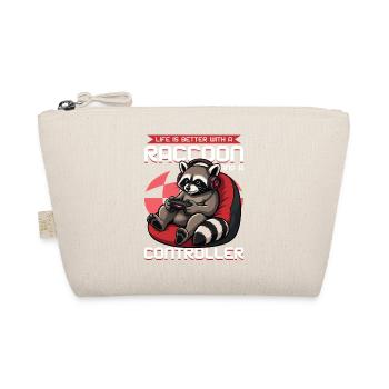 Gamer Gaming Cat Video Game - Organic Pouch - nature - Front