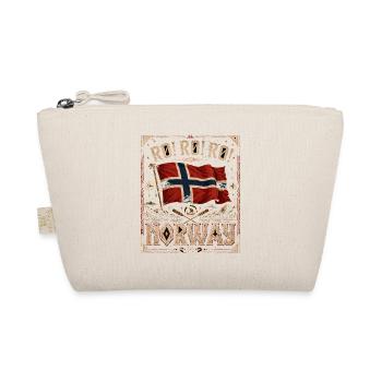  Roll Roll Norway Norwegen Wikinger Flagge - Bio-Täschchen - Natur - Vorne