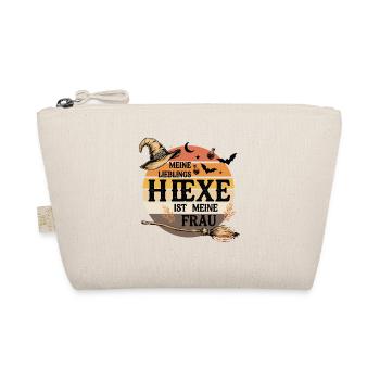  Meine Lieblingshexe Ist Meine Frau Hexe Halloween - Bio-Täschchen - Natur - Vorne