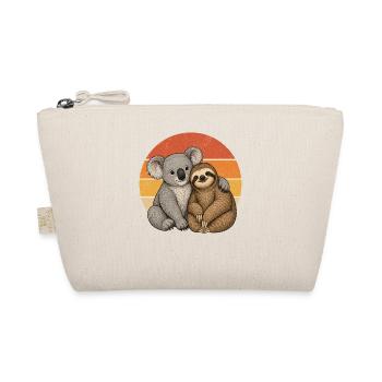 Koala und Faultier - Bio-Täschchen - Natur - Vorne