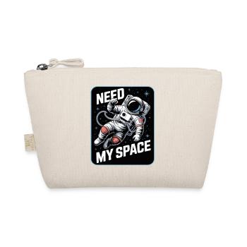Need My Space Astronaut - Bio-Täschchen - Natur - Vorne
